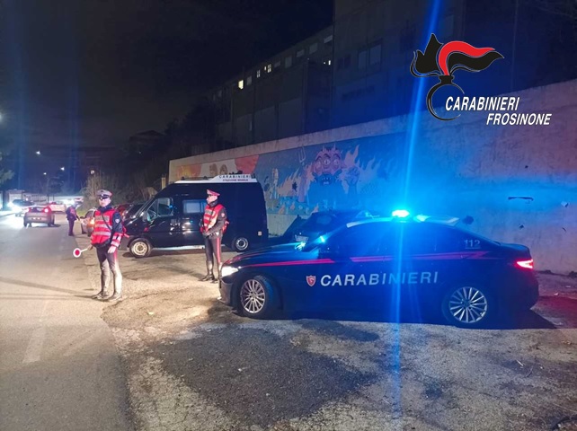 Controlli dei Carabinieri su alcol, droga e velocità nel fine settimana