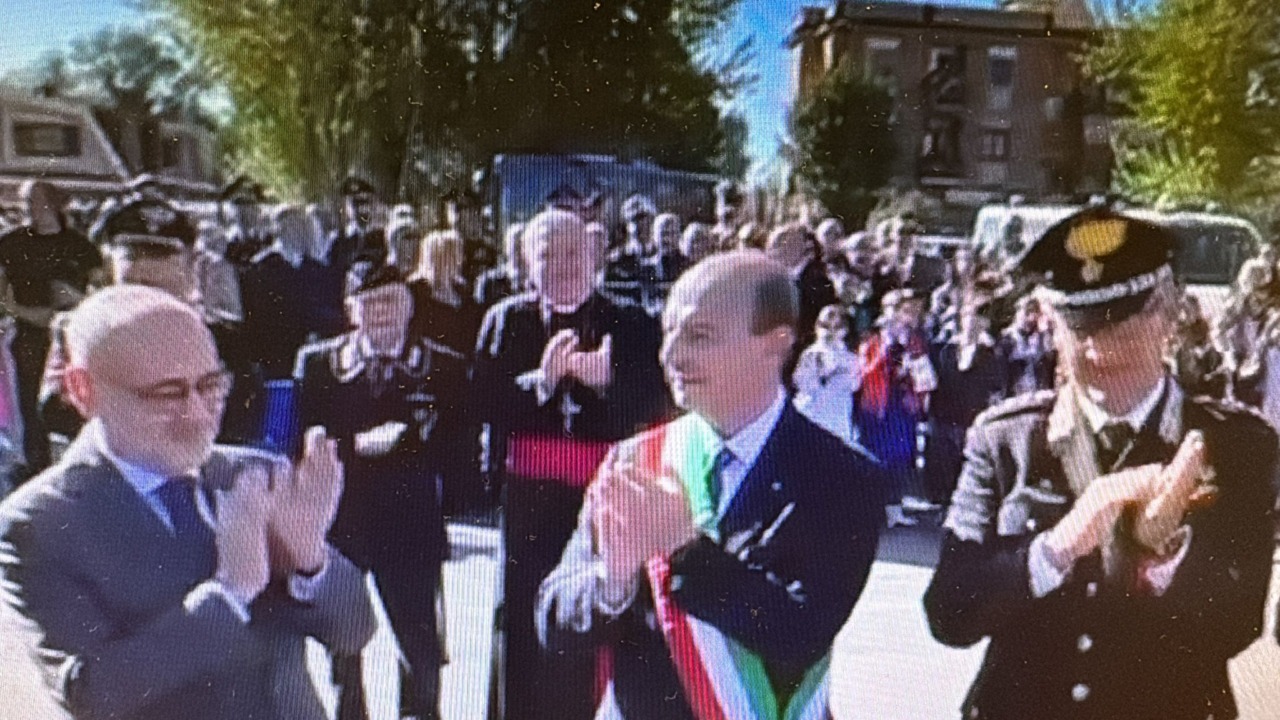 Inaugurata la nuova piazza Salvo D’Acquisto a Frosinone