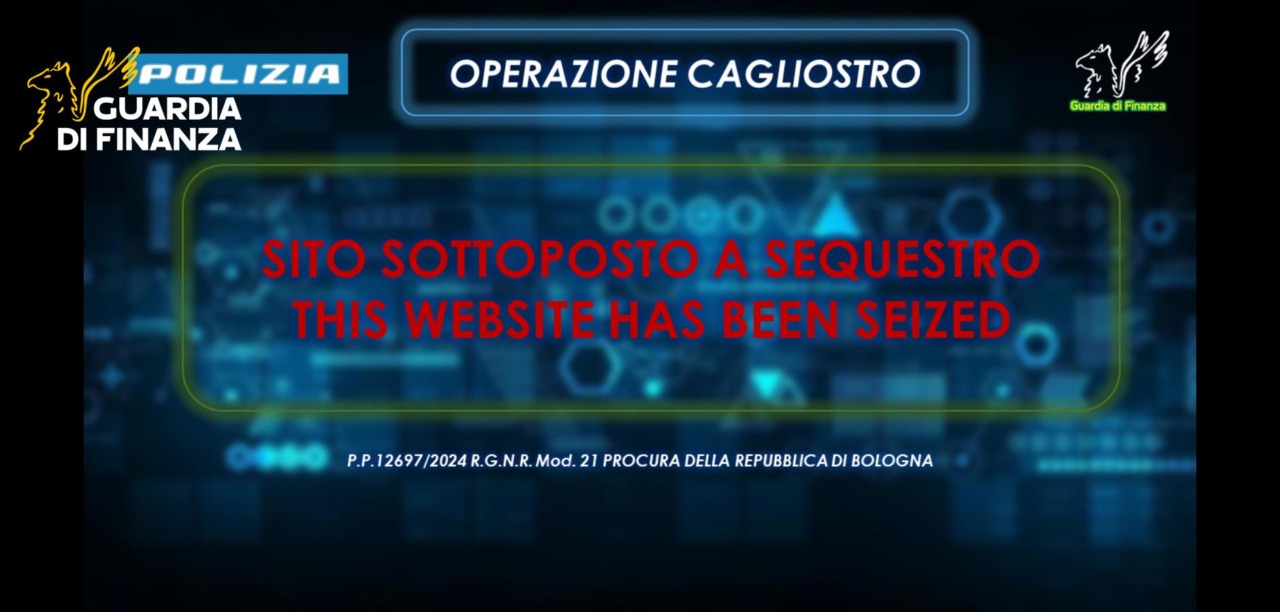 Operazione Cagliostro: perquisizioni e sequestri in tutta Italia