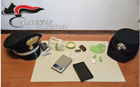 Operazione contro lo spaccio di droga, arrestato un giovane di Fiuggi