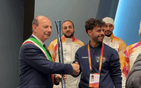 La Fiamma Olimpica illumina Frosinone