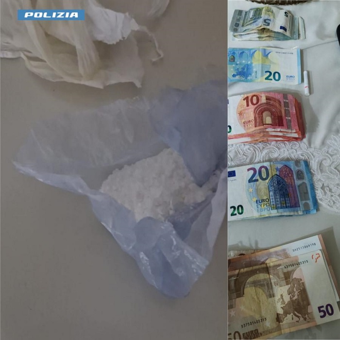 Due coniugi arrestati per spaccio di cocaina a Cassino