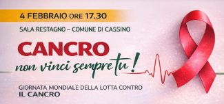 ‘Cancro, non vinci sempre tu!’, l’evento per la Giornata Mondiale della lotta contro il cancro