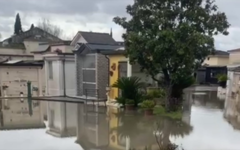 Cittadini di Cassino chiedono interventi per il cimitero allagato