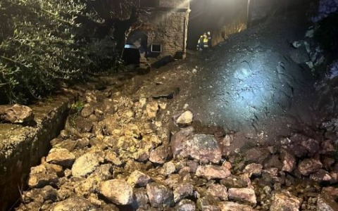 Crollo e frana a Rocca D’Arce: interventi in corso