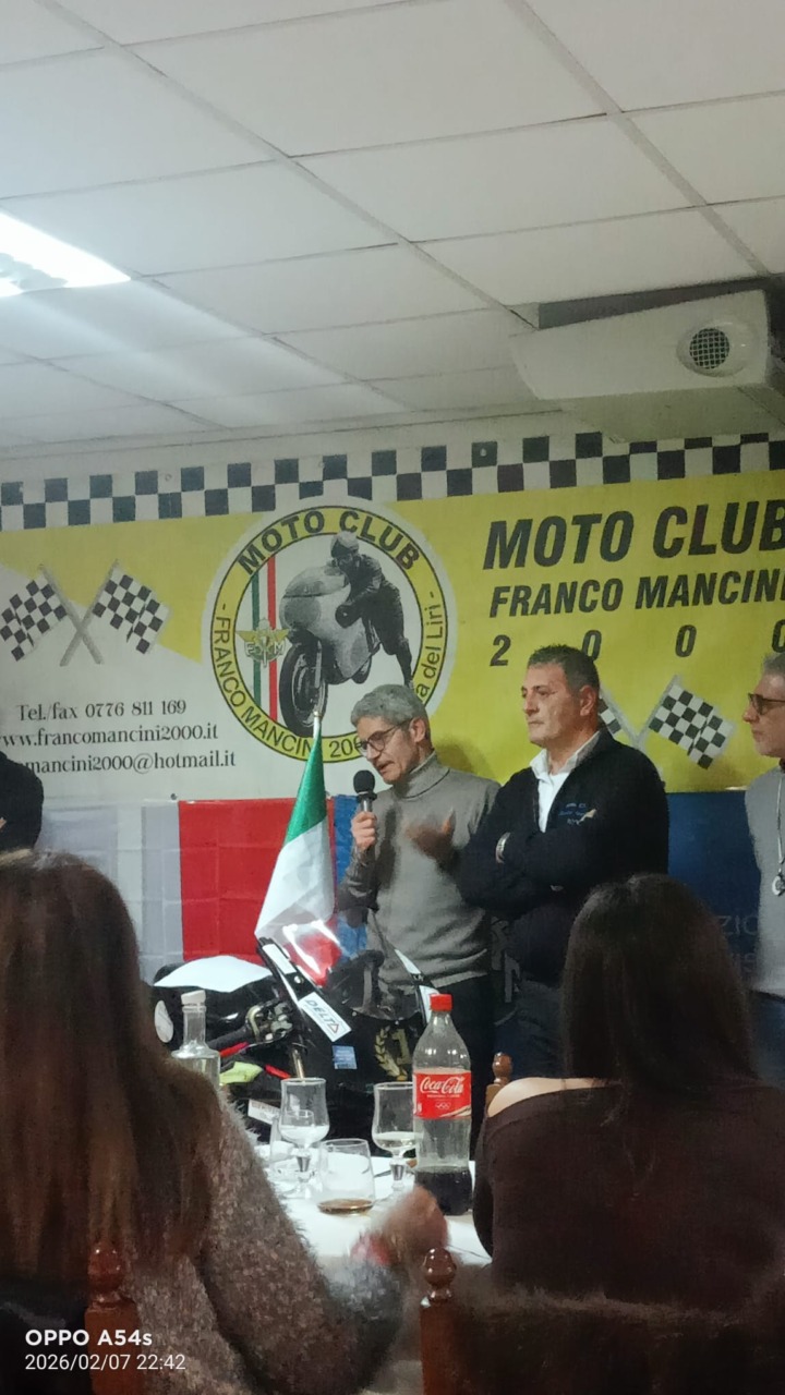 Il Moto Club Franco Mancini celebra la sua annuale cena sociale