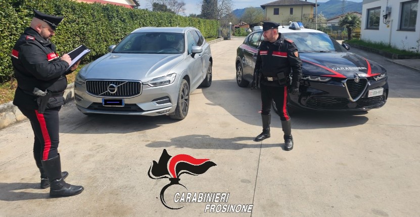 Denunciato un uomo di 51 anni per furto di auto a Sessa Aurunca