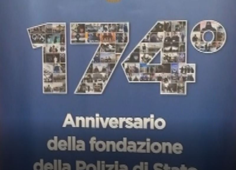 Celebrazione del 174° anniversario della fondazione della Polizia di Stato